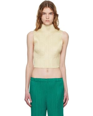 Pleats Please Issey Miyake Tune Top - Green
