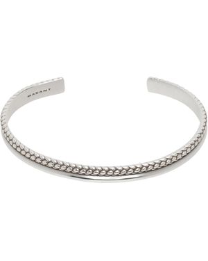 Isabel Marant Bracelet Idealist Argenté - Noir