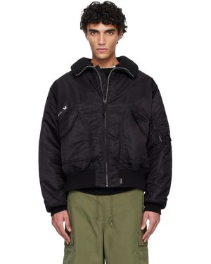 WTAPS Blouson Aviateur Drab Es Noir - Bleu