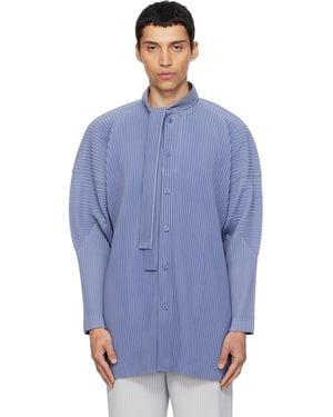 Homme Plissé Issey Miyake Monthly Colours February Shirt - Blue