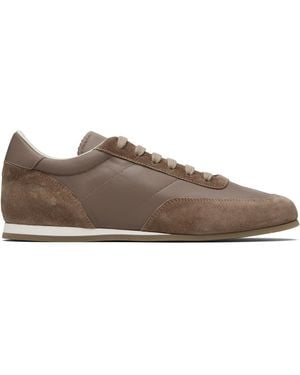Common Projects Taupe Minimal Runner Trainers - Black