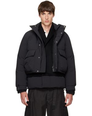 Sacai Down Puffer Blouson Jacket - Black