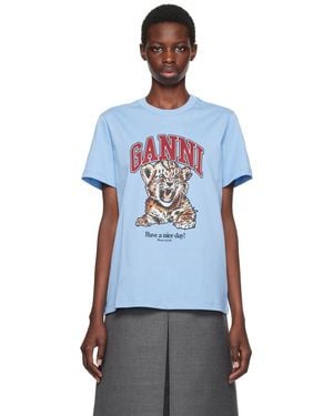 Ganni Tiger T-Shirt - Black