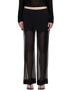 Paloma Wool Silk Archive Trousers - Black