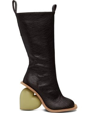 Yume Yume Ssense Exclusive & Love Tall Boots - Black