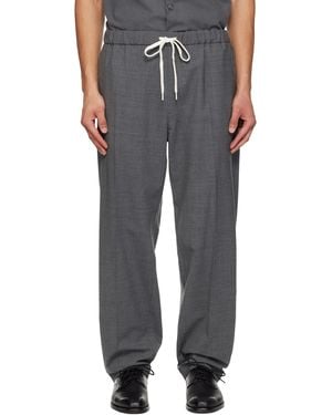 MM6 by Maison Margiela Drawstring Trousers - Black