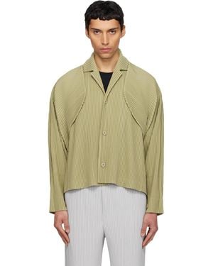 Homme Plissé Issey Miyake 'Cover And Fold' Jacket - Green