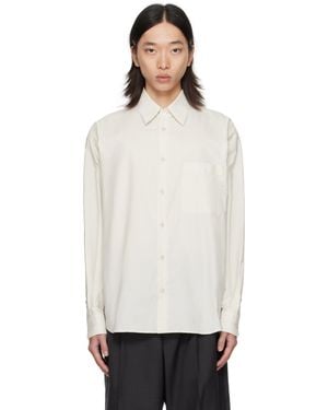 Lemaire Off- Regular Shirt - Black