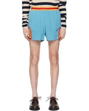 Bode Star Field Shorts - Blue