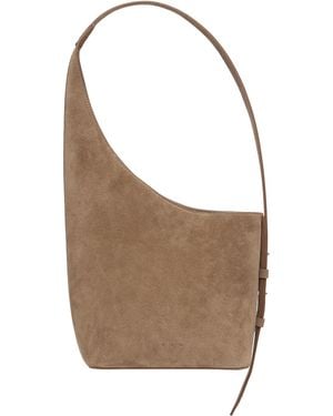Aesther Ekme Taupe Demi Lune Bag - Gray