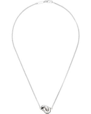 Tom Wood Sphere Double Pendant Necklace - Metallic