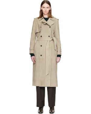 Mackage Taupe Gael-Su Trench Coat - Natural