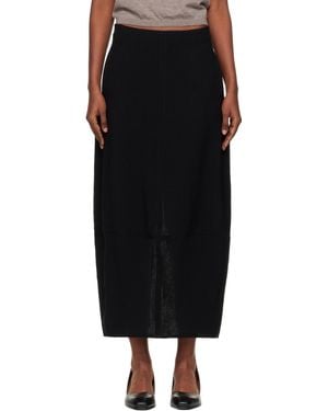 Studio Nicholson Beni Midi Skirt - Black