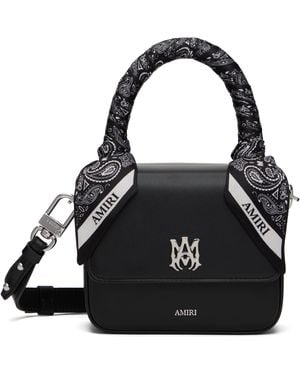 Amiri Micro Sac Noir À Monogramme