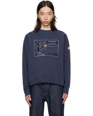 Moncler Genius Moncler X Gilga Farm Cotton Sweatshirt - Blue