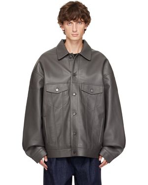 Frankie Shop Conan Faux-leather Jacket - Black