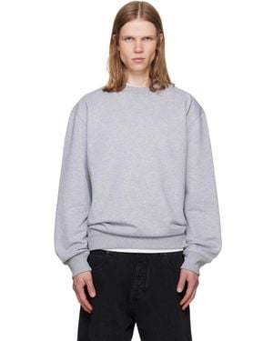 Balmain Embroidered Paris' Sweatshirt - Grey