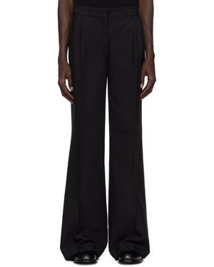 Coperni Pantalon Façon Costume Ample Noir