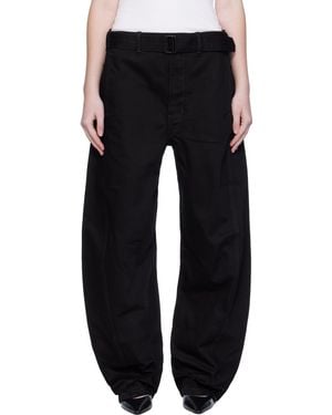 Lemaire Twisted Belted Jeans - Black