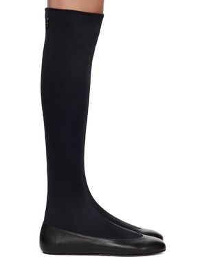 Kiko Kostadinov Proxima Long Ballerina Flats - Black