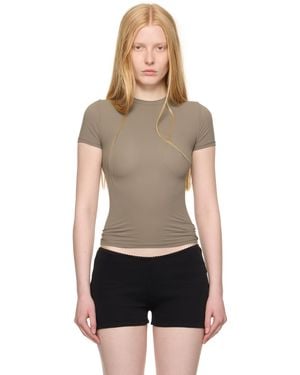 Skims トープ Fits Everybody Tシャツ - ブラック