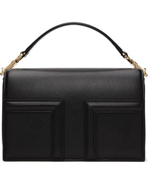 TOTEME ブラック ミニ T-Flap レザー バッグ