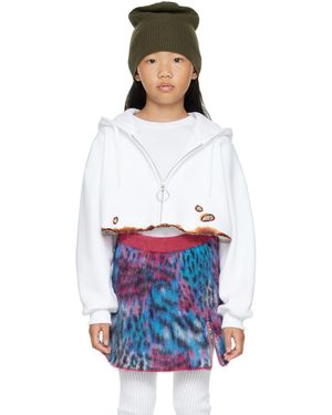 Doublet キッズ｜ホワイト Burning フーディ