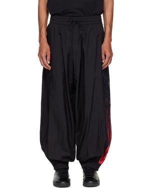 Y-3 Gradient 3-Stripes Nylon Track Pants - Black
