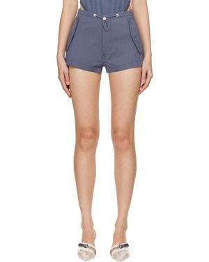 【関税込み】Dion Lee ネイビー X ショートパンツ レディース Dion Lee ショートパンツ | オンラインセールは最大