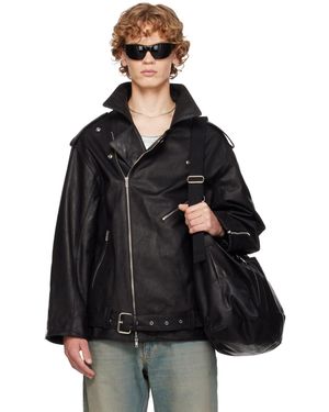 SECONDA Fonda Leather Jacket - Black