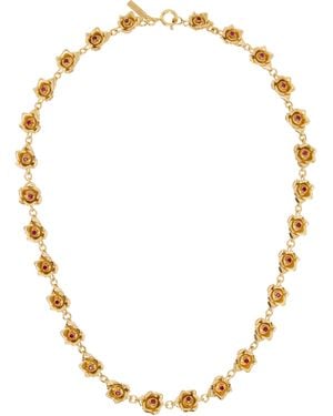 Ernest W. Baker Rose Necklace - Metallic