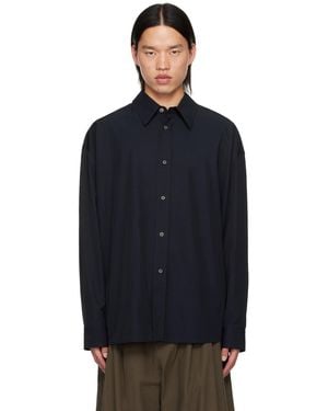 Studio Nicholson ネイビー Cloud シャツ - ブルー