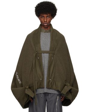 RAINMAKER KYOTO Maison Eureka Edition Blanket Mantle Jacket - Brown