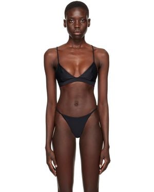 CDLP Haut De Bikini Triangulaire Noir