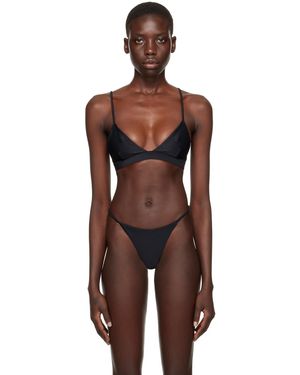 CDLP Haut De Bikini Triangulaire Noir