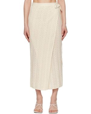Holzweiler Kelp Midi Skirt - Natural