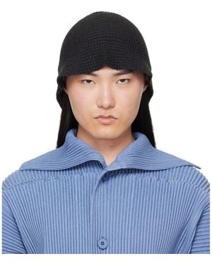 Homme Plissé Issey Miyake Crochet Hat - Blue