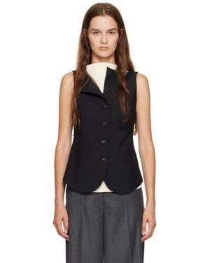 Rohe Waistcoat Tank Top - Black