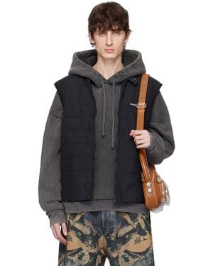 Acne Studios ブラック キルティング ダウンベスト