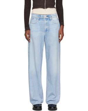 Rag & Bone Rb Miramar Wide-Leg Jeans - Black