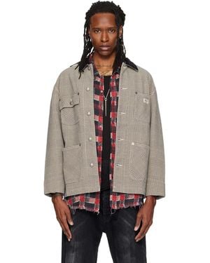 R13 Relaxed Chore Jacket - Brown