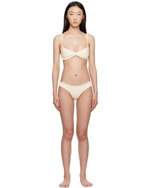 Haight Off- Adjustable Ribbed Monica & Ribbed Basic Bikini - Black
