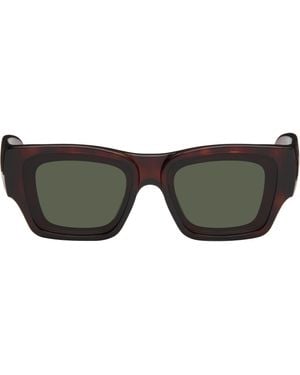 Loewe ブラウン Paula's Ibiza Goggle スクエアサングラス - ブラック