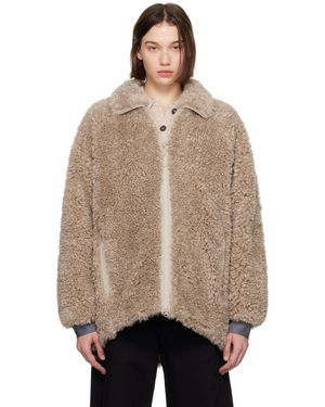 Needles S.C. Faux-Shearling Jacket - Natural