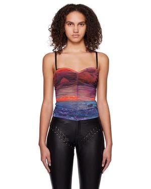 Miaou Multicolour Renzo Camisole - Black