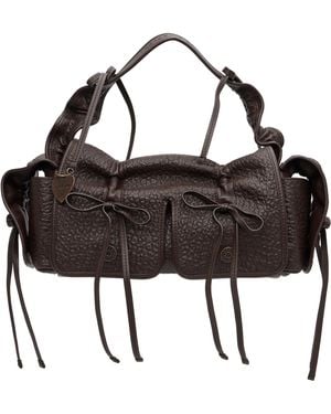 Acne Studios Multipocket Grained Leather Bag - Brown