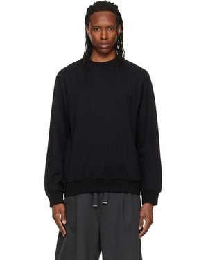 WOOYOUNGMI Logo Patch Sweatshirt - Black