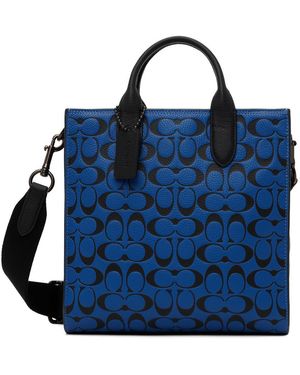 COACH Gotham Tall 24 Tote - Blue