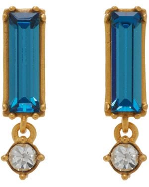 Jil Sander Drop Earrings - Blue