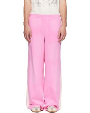 424 Striped Joggers - Pink